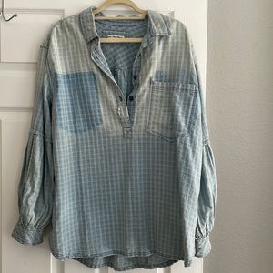 Fabulous, extra large, cotton pirate sleeve top